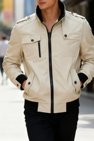Bomber Jacket Men Fashion Casual Windbreaker Jacket Coat Men 2025 Spring Autumn New Hot Outwear Solid Stand Slim Jacket Mens